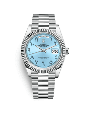 Montre Homme - Day-Date Arabic Blue Dial