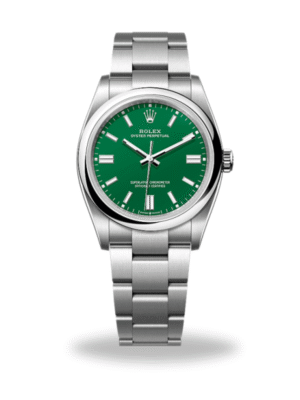 Rolex oyster perpetual vert