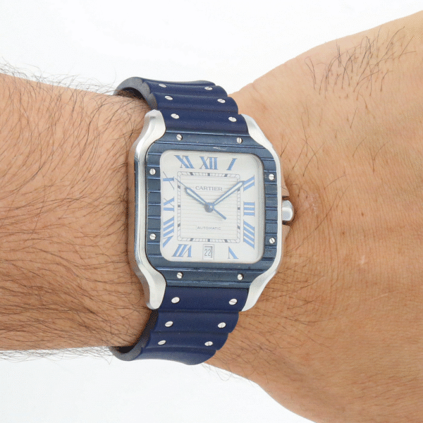 Cartier Santos bleu