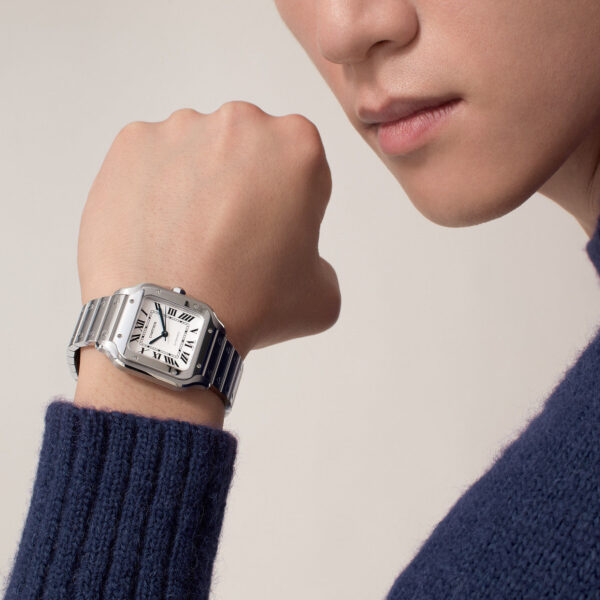 cartier Santos blanc