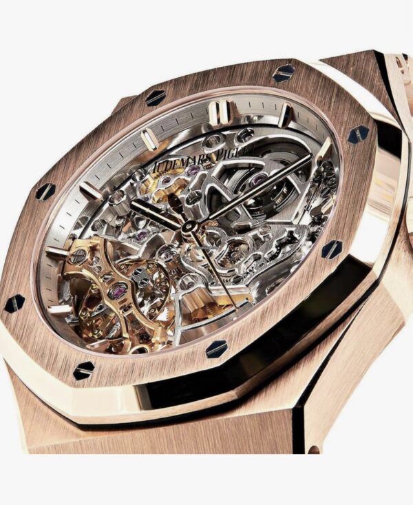 audemart piguet skeleton rose gold