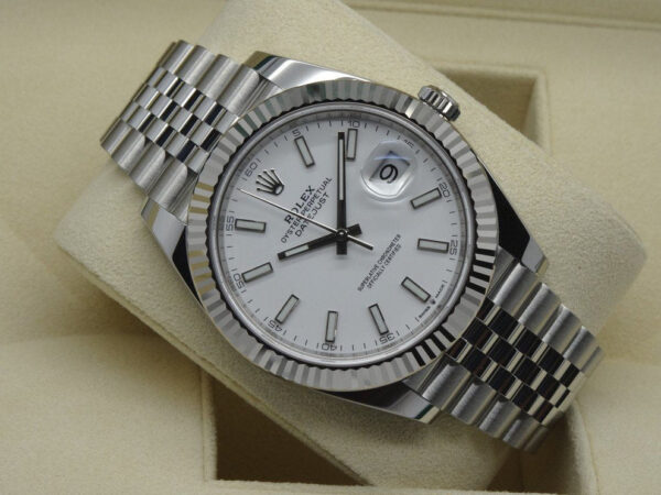 Montre Datejust 41 Blanc Jubilé