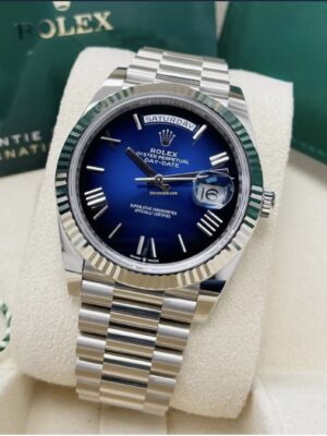 Rolex daydate blue ombre dials